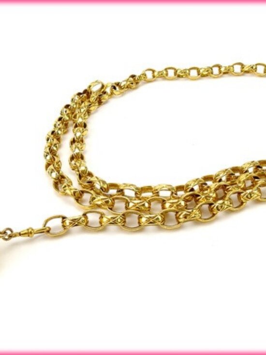 CHANEL belt coco mark Authentic Used Y1119 main image 4